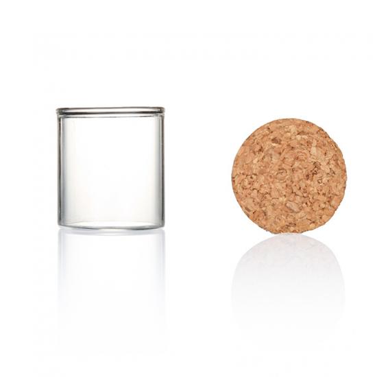 Child Resistant Glass Jars with Bamboo Finish Childproof Lid Child Resistant Glass Jars with Bamboo Finish Childproof Lid