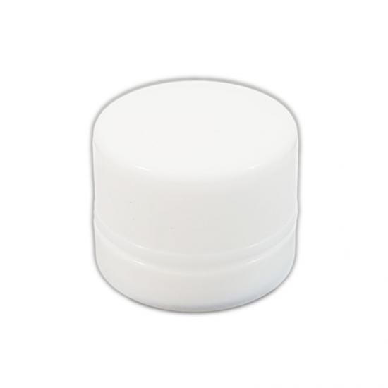Child Resistant White Opaque Glass Concentrate Container