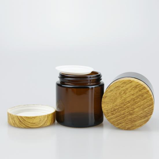 Childproof Glass Jars with Bamboo Child Resistant Lid for