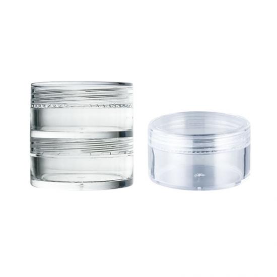 Cosmetic Plastic Containers 5g 10g Clear PS Jar with clear Cosmetic Plastic Containers 5g 10g Clear PS Jar with clear