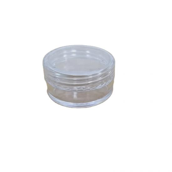 Cosmetic Plastic Containers 5g Clear Crystal PS Jar With Cosmetic Plastic Containers 5g Clear Crystal PS Jar With