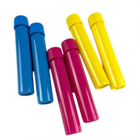 Custom Color 22X120mm PET Plastic Pre Tube with Push Down to Custom Color 22X120mm PET Plastic Pre Tube with Push Down to