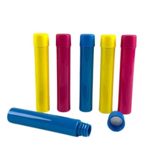 Custom Color 22X120mm PET Plastic Pre Tube with Push Down to Custom Color 22X120mm PET Plastic Pre Tube with Push Down to