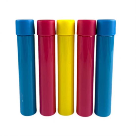 Custom Color 22X120mm PET Plastic Pre Tube with Push Down to Custom Color 22X120mm PET Plastic Pre Tube with Push Down to