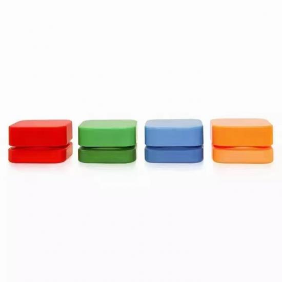 Custom color 5ml 9ml Square type Child Resistant Glass