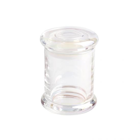 Custom Electroplate Glass Stash Jar PVC Seal Concentrate Custom Electroplate Glass Stash Jar PVC Seal Concentrate