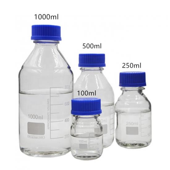 Custom Glass Reagent Bottle Glass Container Jars with Child