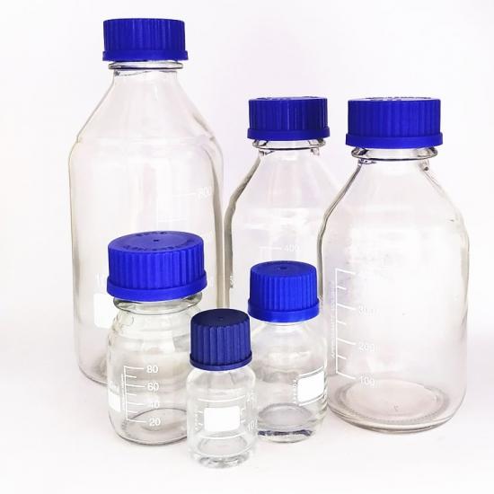 Custom Glass Reagent Bottle Glass Container Jars with Child Custom Glass Reagent Bottle Glass Container Jars with Child