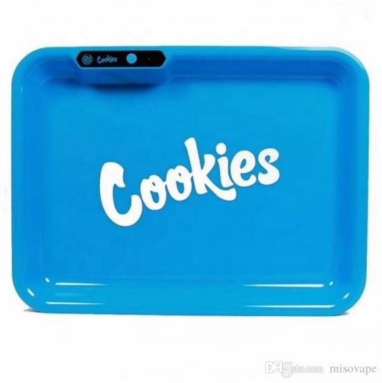 Custom Logo LED Cookies Glow Rolling Tray for Tobacco Custom Logo LED Cookies Glow Rolling Tray for Tobacco