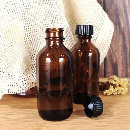 Custom Logo Printed Refillable Amber Brown Essential Oils Custom Logo Printed Refillable Amber Brown Essential Oils