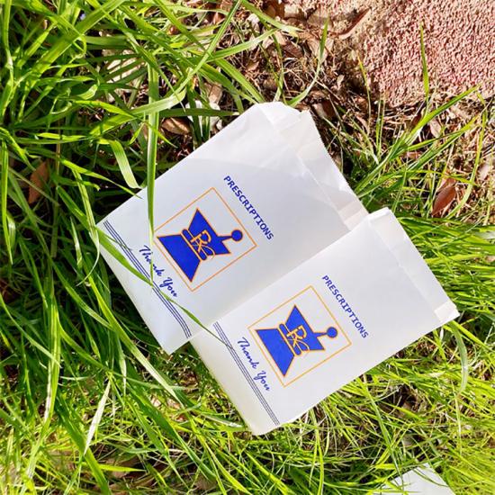Custom Logo Size Prescription Pill Medicine Paper Bag Pill Custom Logo Size Prescription Pill Medicine Paper Bag Pill