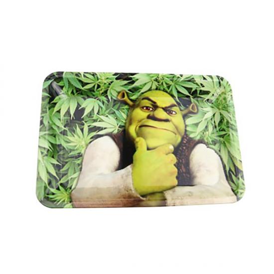 Custom Printed Plain Tobacco Metal Tin Rolling Tray With