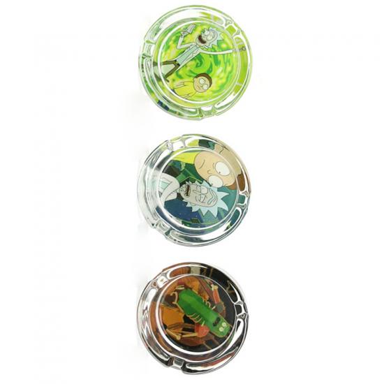 Custom Round Shape Clear Glass Ashtray
