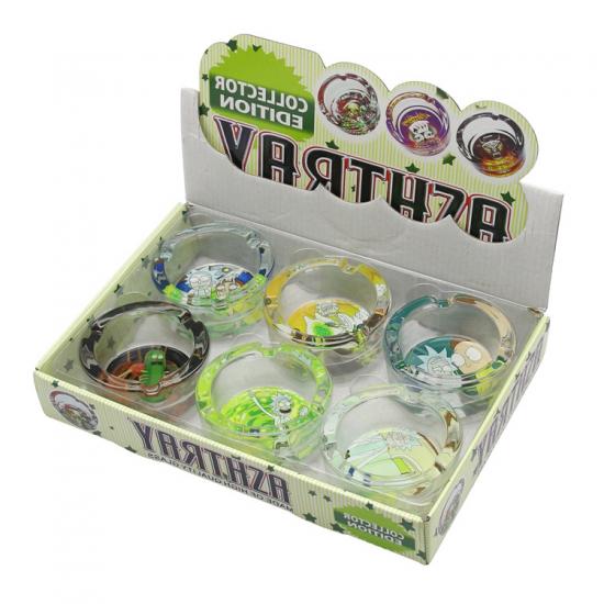Custom Round Shape Clear Glass Ashtray Custom Round Shape Clear Glass Ashtray