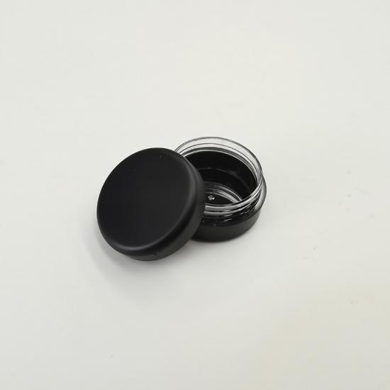 Customize Matte Black Color 5ml Wide-Mouth Cosmetic Storage Customize Matte Black Color 5ml Wide-Mouth Cosmetic Storage