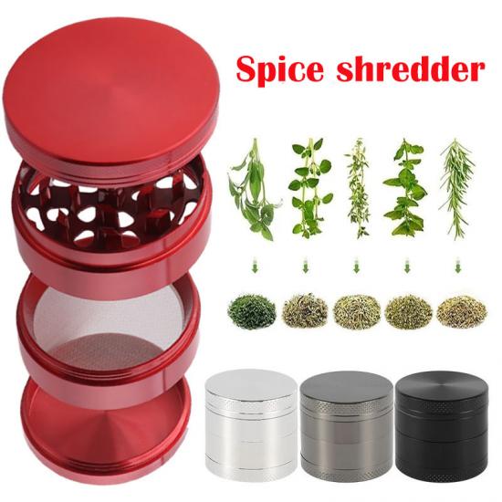 Customized 4 layer Zinc Alloy Herb Grinder Manual Tobacco Customized 4 layer Zinc Alloy Herb Grinder Manual Tobacco