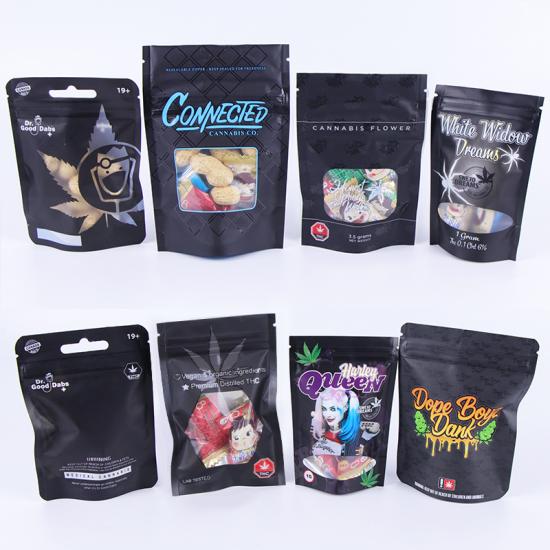 Customized Logo Child Resistant 3.5g 7g Gram Matte Soft Customized Logo Child Resistant 3.5g 7g Gram Matte Soft