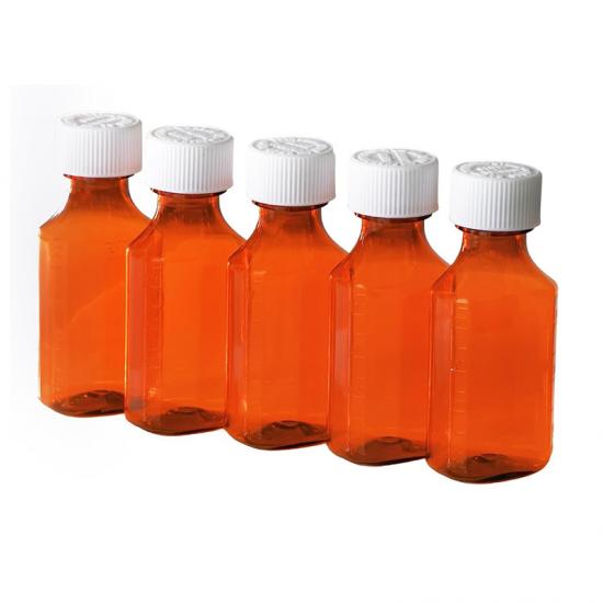 Customized Round 1oz 2oz 3oz 4oz Amber PET Oval Medicine Customized Round 1oz 2oz 3oz 4oz Amber PET Oval Medicine