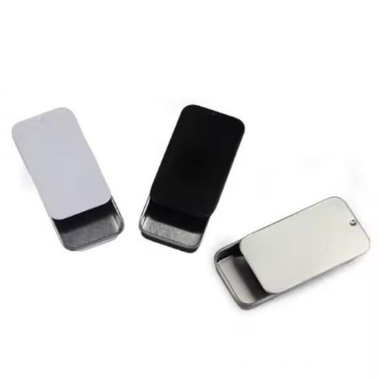 Customized Slide Lid Metal Tin Box Rectangle Metal Tin Small Customized Slide Lid Metal Tin Box Rectangle Metal Tin Small