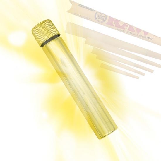 Electroplate Shiny Golden 115mm Raw King Size Glass Pre