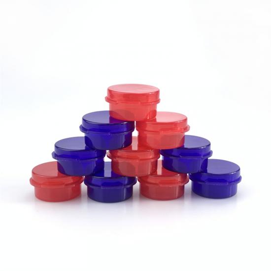 Empty 3g 5g 10g Plastic Jars With Hinged Lid Flip Top For Empty 3g 5g 10g Plastic Jars With Hinged Lid Flip Top For
