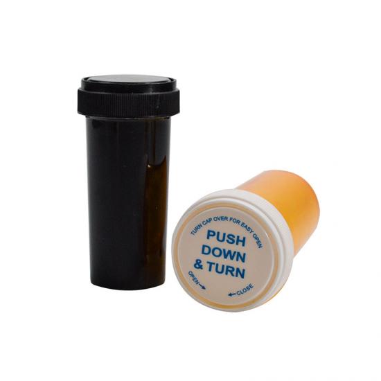 direct sale PP plastic reversible vials pill bottles with