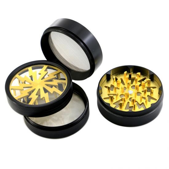 Golden 63mm New Spice Herb Grinder Golden 63mm New Spice Herb Grinder