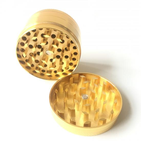 Golden 63mm New Spice Herb Grinder Golden 63mm New Spice Herb Grinder
