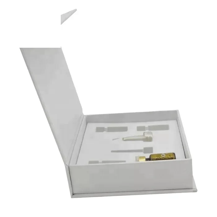 Custom logo Magnetic White Skincare Cardboard Paper Box with Custom logo Magnetic White Skincare Cardboard Paper Box with