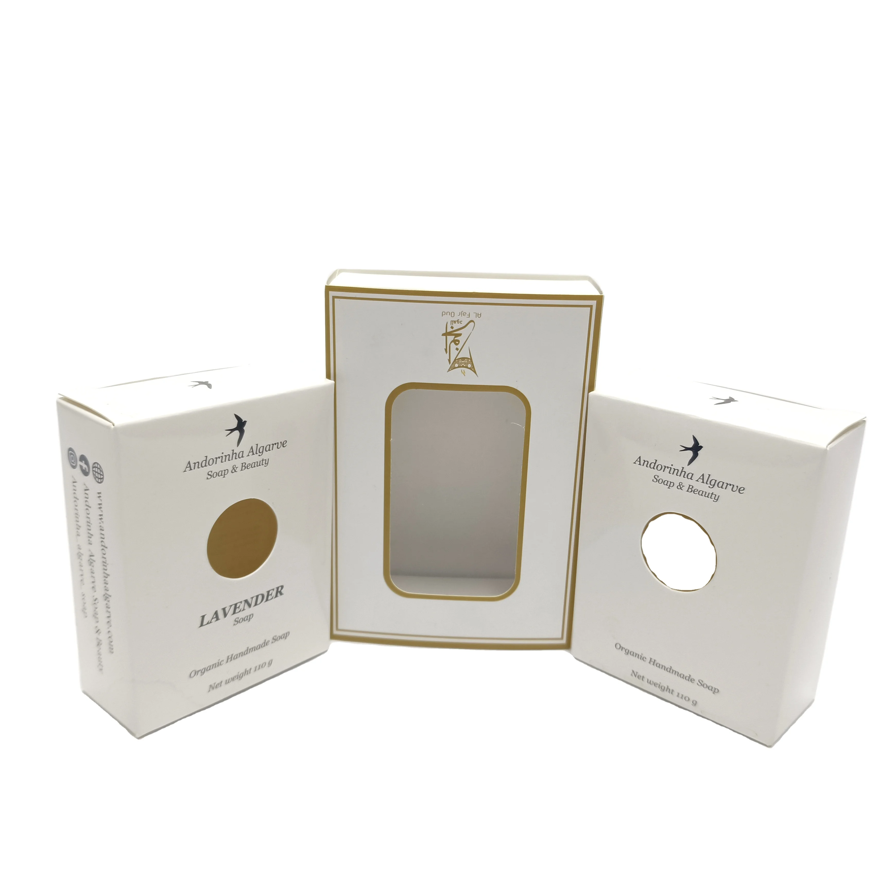 Custom Printing Art Paper Soap With Clear