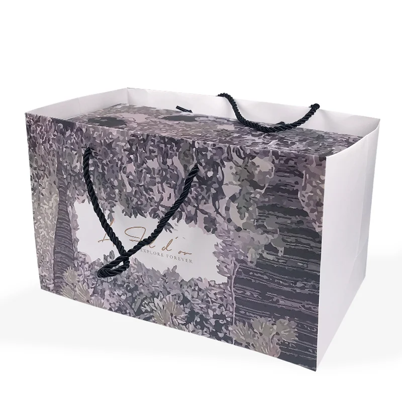 Custom logo Art Paper Gift Package Printed Paper Bags Custom logo Art Paper Gift Package Printed Paper Bags