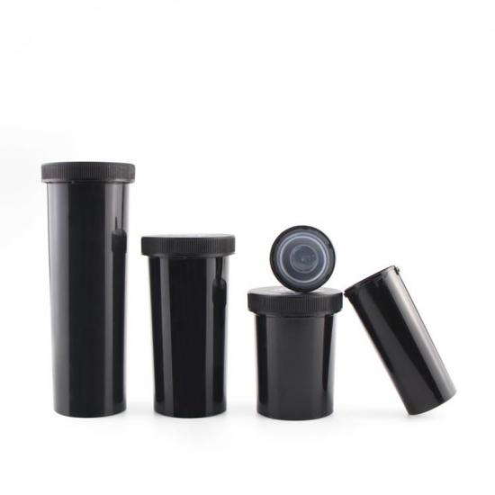 Herb Vial With PP Push Down and Turn Child-Resistant Closure