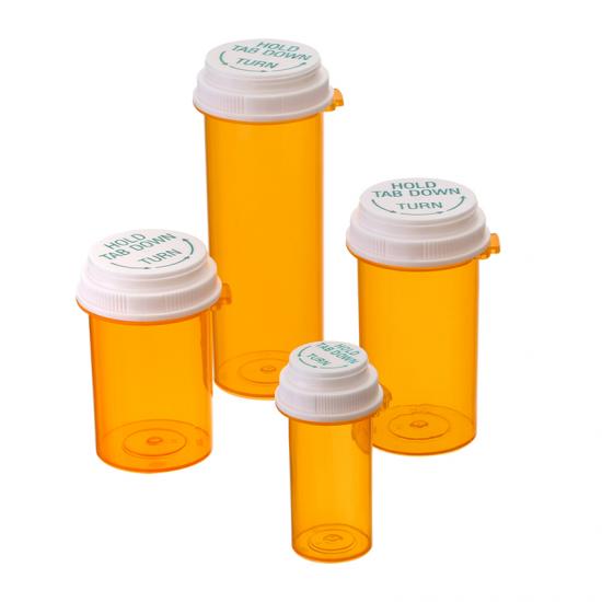 Hold Tab Down And Turn Reversible Empty Vial Bottles Hold Tab Down And Turn Reversible Empty Vial Bottles