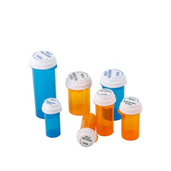 Hold Tab Down And Turn Reversible Empty Vial Bottles Hold Tab Down And Turn Reversible Empty Vial Bottles
