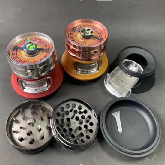 flat zinc alloy 4 layer metal cigarette grinder can laser flat zinc alloy 4 layer metal cigarette grinder can laser