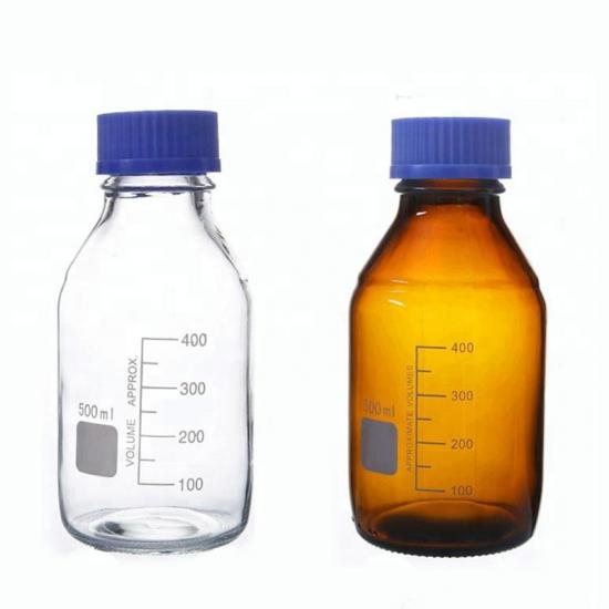 Light Proof Amber Laboratory Reagent Glass Container Child