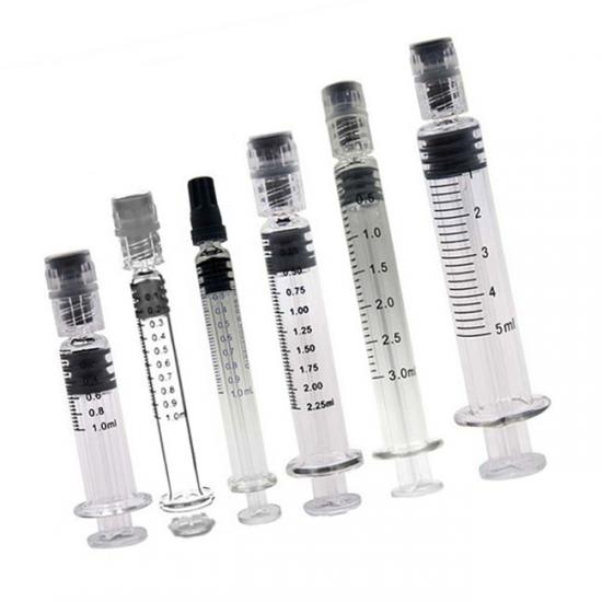 Luer Lock Glass Dab Applicator Syringes Oil Refill 1ml Luer Lock Glass Dab Applicator Syringes Oil Refill 1ml