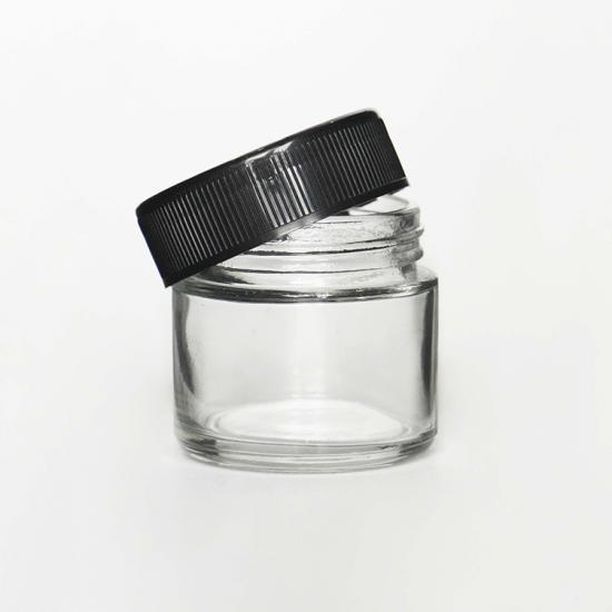 Manufacture Clear Child Proof Resistant Glass Jar Manufacture Clear Child Proof Resistant Glass Jar