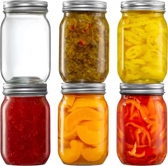 Mason Jars 32oz Canning With Metal Lids Jam Glass Mason Jar Mason Jars 32oz Canning With Metal Lids Jam Glass Mason Jar