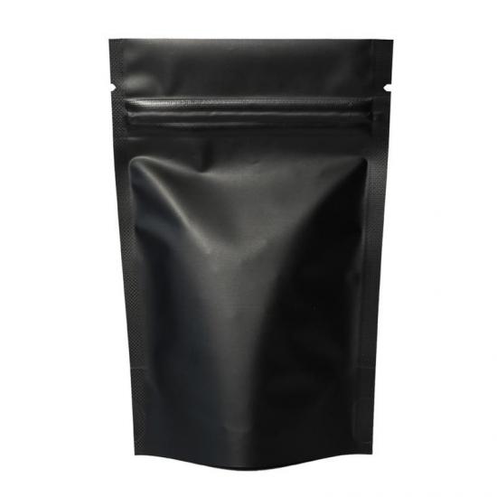Matt Black Stand Up Ziplock Pouch Bag 3.5 Grams Weed Matt Black Stand Up Ziplock Pouch Bag 3.5 Grams Weed