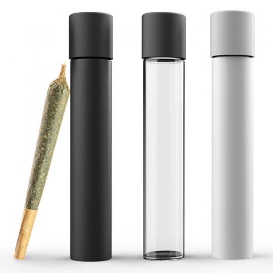 Matte Black Borosilicate Glass Tube Doob Cigarettes Matte Black Borosilicate Glass Tube Doob Cigarettes