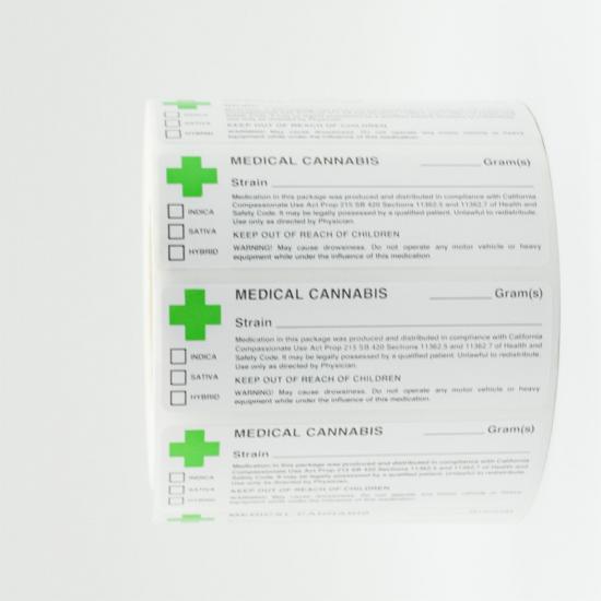 Medical Prescription RX Label Coated Paper Sticker Pill