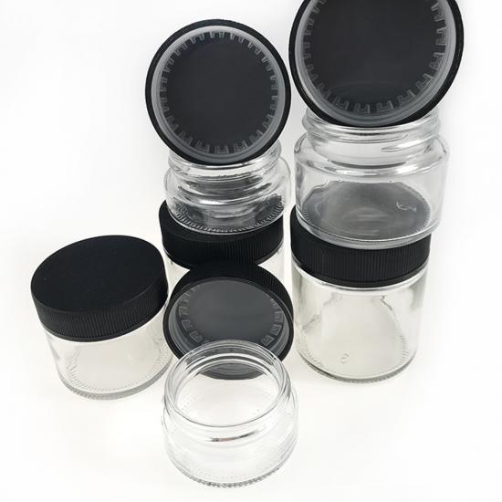 New arrival 1oz 2oz 3oz 4oz child proof glass jar flower New arrival 1oz 2oz 3oz 4oz child proof glass jar flower