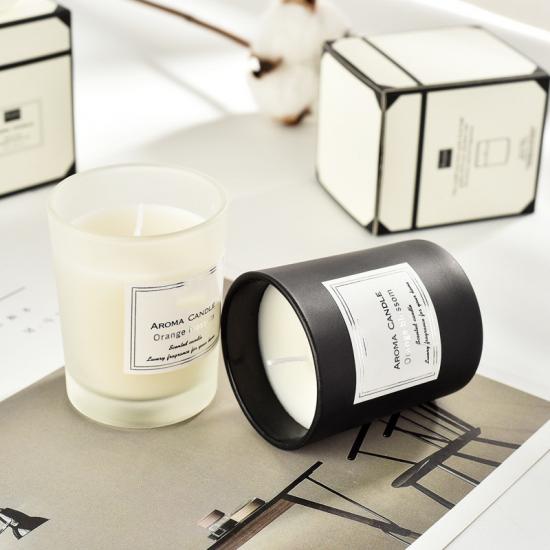 Luxury Custom Empty Matte Black Candle Holder Glass Candles Luxury Custom Empty Matte Black Candle Holder Glass Candles