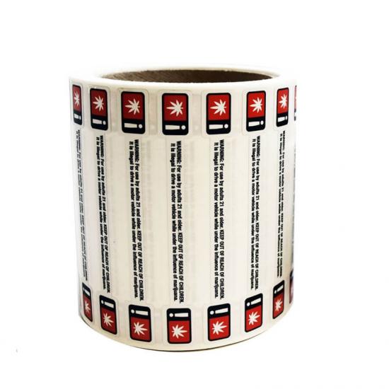 Oregon Marijuana Warning Tamper Evident Void Labels - 1 Roll Oregon Marijuana Warning Tamper Evident Void Labels - 1 Roll