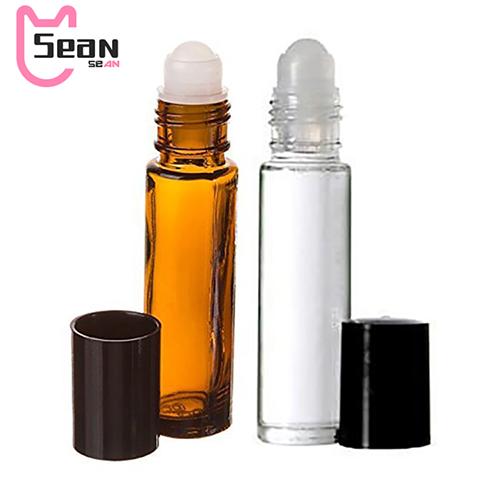 Perfume Essential Oils Cosmetic Jars Empty Thick Amber Glass Perfume Essential Oils Cosmetic Jars Empty Thick Amber Glass