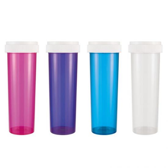 Plastic Child Resistant Push Down and Turn Vials Plastic Child Resistant Push Down and Turn Vials