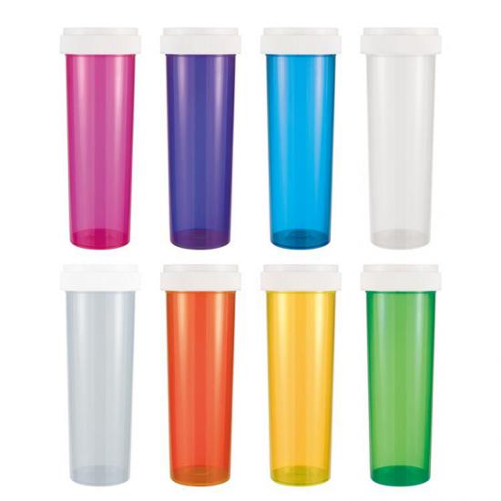 Plastic Child Resistant Push Down and Turn Vials Plastic Child Resistant Push Down and Turn Vials