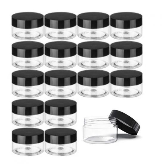 Plastic Round Jars Cosmetic Containers PS Concentration Plastic Round Jars Cosmetic Containers PS Concentration