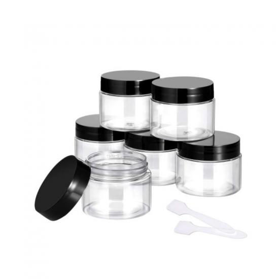 Plastic Round Jars Cosmetic Containers PS Concentration Plastic Round Jars Cosmetic Containers PS Concentration